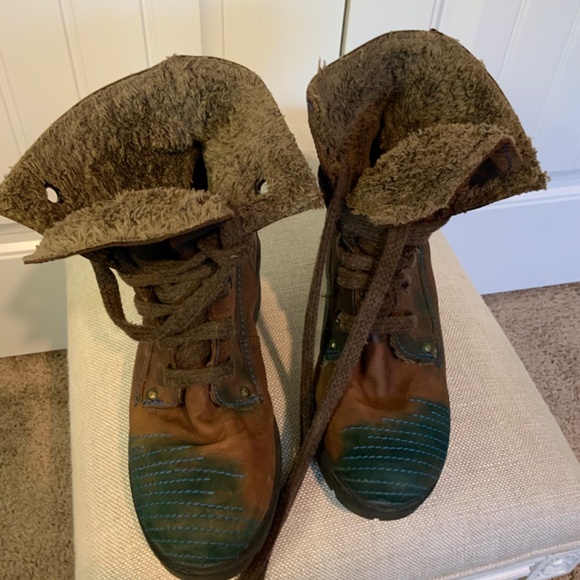 Papucei Lug Sole Combat Boots - Picture 7 of 9